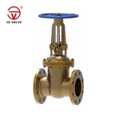 Ris Creole Alloy Copper Manyèl Gate Valv